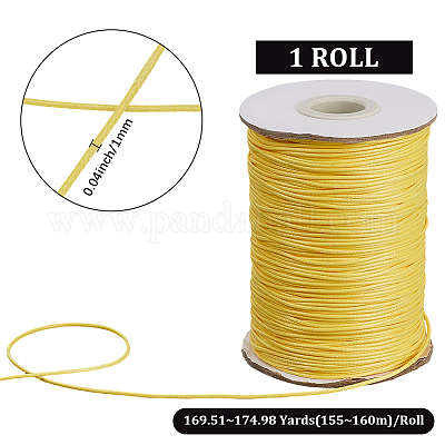 1 Roll Eco-Friendly Korean Waxed Polyester Cord&nbsp;YC-SP0001-03F-1