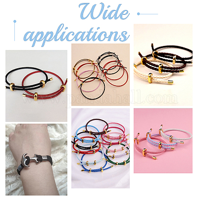 Wholesale PH PandaHall 10pcs 4mm Stainless Steel Slider Beads