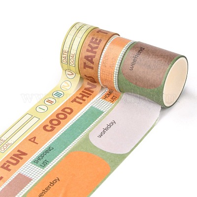 DIY Scrapbook Decorative Adhesive Tapes&nbsp;DIY-I070-B03-1