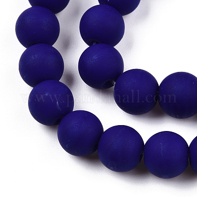 Opaque Glass Beads Strands&nbsp;X-GLAA-T032-P8mm-MD03-1