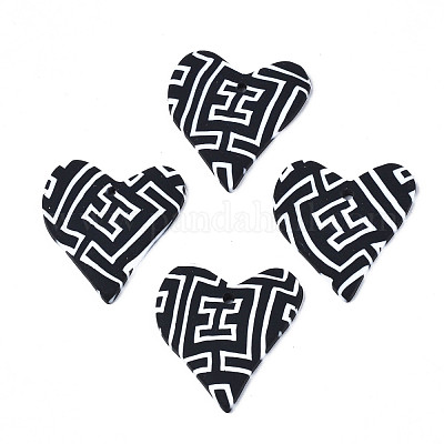 Handmade Polymer Clay Pendants&nbsp;CLAY-N010-045A-1