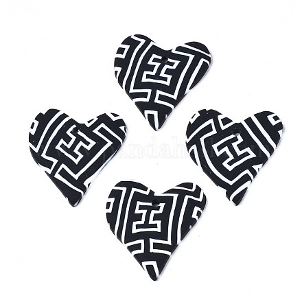 Handmade Polymer Clay Pendants CLAY-N010-045A-1