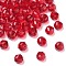K9 Glass, Imitation Austrian Crystal Beads, Grade AAA, Faceted, Round, Dark Red, 8mm, Hole: 0.9~1mm