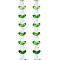 Transparent Glass Bead Strands, Flower, Thistle, 10x8x4mm, Hole: 0.8mm, about 27pcs/strand, 16.5''(42cm)
