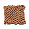 Polyester Thread, Chinese Knotting Cord, Sienna, 1mm, about 28.43 yards(26m)/bundle, 10 bundles/bag
