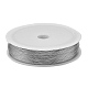 焼き絵の具 鉄線  ラウンド  銀  0.3mm  約328.08フィート（100m）/ロール&nbsp;MW-NH0001-02D-1