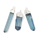 Natural Quartz Crystal Pointed Pendants&nbsp;G-P253-03S-10-1