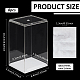 8個のPSプラスチックアクションフィギュアディスプレイケース  長方形  透明  6.4x5.5x10.2cm&nbsp;ODIS-FG0002-04A-2