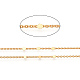 Brass Flat Round Link Chains&nbsp;CHC-TAC0009-03G-4