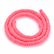 Handmade Polymer Clay Bead Strands&nbsp;CLAY-T002-4mm-74-2