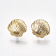 Brass Stud Earring Findings&nbsp;KK-S350-029G-1