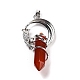 Natural Red Agate Pointed Pendants&nbsp;G-I0322-03P-06-3