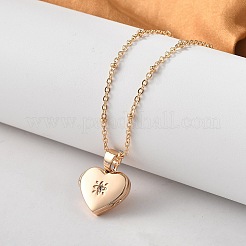 Clear Cubic Zirconia Locket Necklaces&nbsp;NJEW-A036-01A