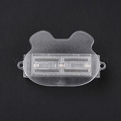 Tpu プラスチック携帯電話バック クリップ  伸縮性のあるグリップ クリップ ホルダー電話  クランプ携帯電話ケース用  クマの柄  9x5.6x1cm&nbsp;LS-KY-G022-01B