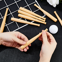8Pcs Wood Baseball Bat Display Decorations&nbsp;AJEW-FH0006-63