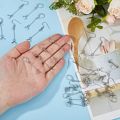 60Pcs Iron & 304 Stainless Steel Earring Findings&nbsp;EJEW-HS00012