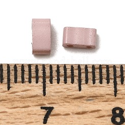 2-Hole Baking Paint Glass Seed Beads&nbsp;SEED-S023-17B-42