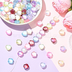 30Pcs 3 Styles UV Plating Resin Beads&nbsp;RESI-YW0005-80