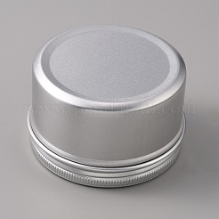 Aluminium Shallow Round Candle Tins&nbsp;AJEW-WH0326-03C