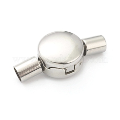 Non-Tarnish 304 Stainless Steel European Style Clasps&nbsp;STAS-B017-07P