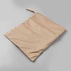 布製メイクアップ収納ジッパーバッグ  長方形  バリーウッド  41cm  バッグ：36x30x0.4センチメートル&nbsp;ABAG-WH0044-78F