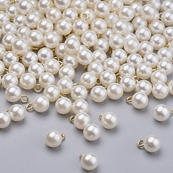 Acrylic Pearl Pendants&nbsp;X-IFIN-I031-01G