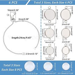 DIY Flat Round Bracelet Making Kits&nbsp;DIY-UN0003-54
