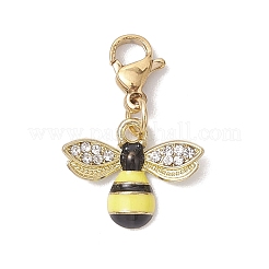 Insect Alloy Enamel Pendant Decoration&nbsp;HJEW-JM02005