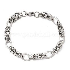 201 Stainless Steel Link Chain Bracelets for Men&nbsp;STAS-T077-08P