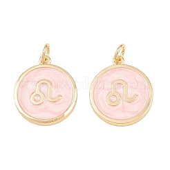 Brass Enamel Pendants&nbsp;KK-CBA652E-01A
