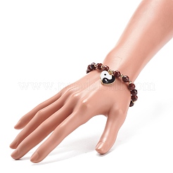 Natural Brecciated Jasper Stretch Bracelet&nbsp;BJEW-JB08525-02