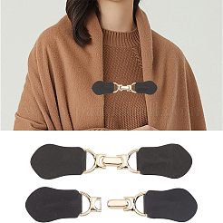 6 セットイミテーションレザートグルバックル  合金パーツ  バッグセータージャケットコート用  DIYの縫製アクセサリー工芸品  ライトゴールド  16x3.5x1cm&nbsp;AJEW-FG0001-56