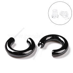 Hypoallergenic Bioceramics Zirconia Ceramic Ring Stud Earrings&nbsp;EJEW-Z023-02C