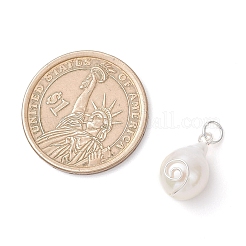 Natural Keshi Pearl Pendants&nbsp;PALLOY-JF04811-02