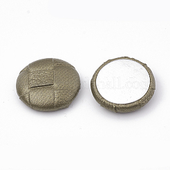 Imitation Leather Covered Cabochons&nbsp;WOVE-N006-02C