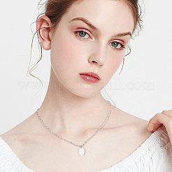 30個 3スタイル 304ステンレススチール 刻印入りブランクタグペンダント  ステンレス鋼色  10個/スタイル&nbsp;STAS-UN0021-43P