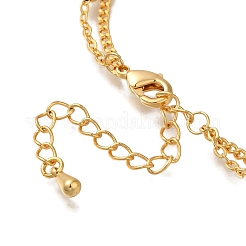 Multi-strand Brass Bracelets&nbsp;BJEW-L696-002G
