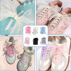 6 Pairs 6 Colors Polyester Shoelaces&nbsp;AJEW-SP0003-12