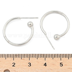 Brass Stud Earrings&nbsp;EJEW-L245-001P