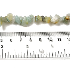 ナチュラルフラワーアマゾナイトチップビーズ連売り  5~8x5~8mm  穴：1mm  約31.5インチ&nbsp;G-M205-12-01