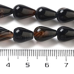 Natural Striped Agate/Banded Agate Dyed & Heated Beads Strands&nbsp;G-B106-A16-02