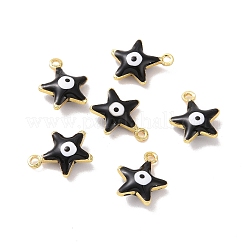 Brass Enamel Pendants&nbsp;KK-J302-14G