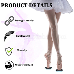 Nylon with Plastic Ballet Turning Disc for Dancer&nbsp;AJEW-WH20054-121F