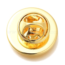 Rack Plating Brass Brooch Finding&nbsp;KK-Z030-01G-02
