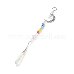 Alloy Moon Pendant Decorations&nbsp;HJEW-JM00790