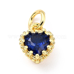 Brass Micro Pave Mixed Color Cubic Zirconia Pendants&nbsp;ZIRC-D120-02G-06