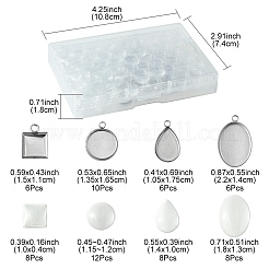 DIY Blank Pendant Making Kit&nbsp;DIY-FS0005-50