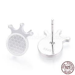 925 Sterling Silver Stud Earrings&nbsp;STER-T004-50S