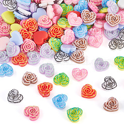Printed Opaque Resin Cabochons&nbsp;CRES-TA0001-72B