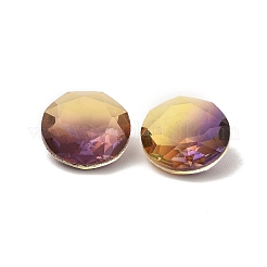 Faceted K9 Glass Rhinestone Cabochons&nbsp;GGLA-B002-01B